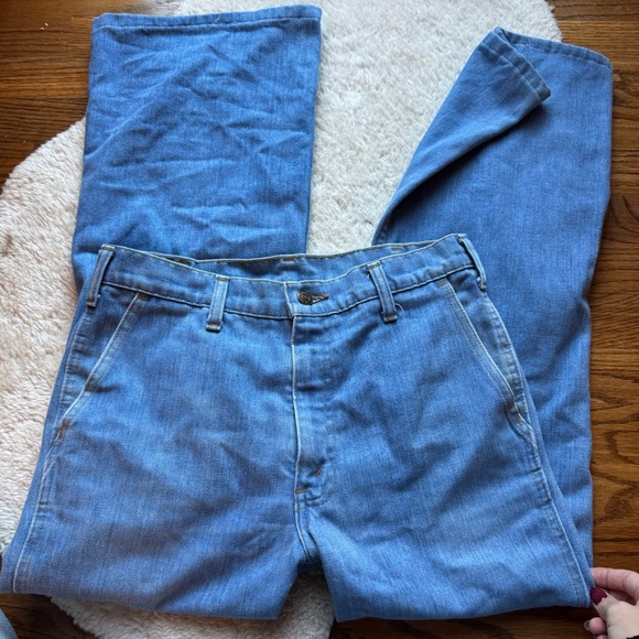 Vintage Levi’s Orange Tab Rare flare trouser jeans hippie style